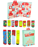 The Grinch Merry Grinchmas 12 Grinchy Days Of Socks Mix and Match Gift Box Set