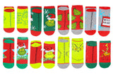 The Grinch Merry Grinchmas 12 Grinchy Days Of Socks Mix and Match Gift Box Set