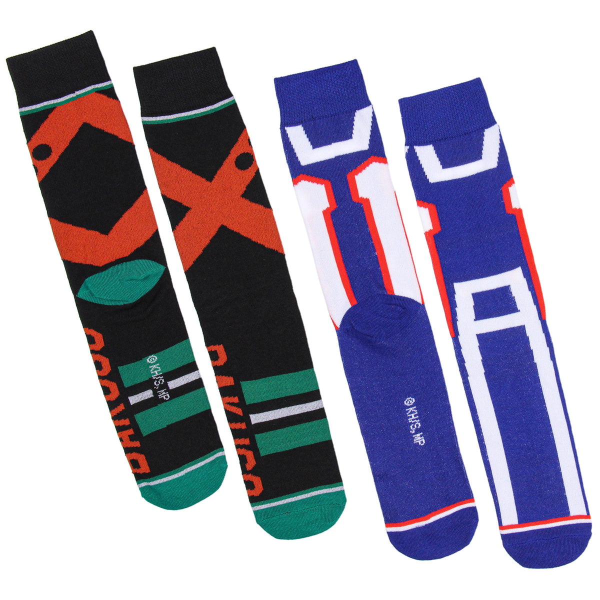My Hero Academia Men's 12 Days Of Socks Crew and Ankle Mix and Match Gift Set