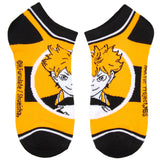 Haikyu!! Volleyball Manga Anime Multi-Character Adult 5 Pk No Show Ankle Socks