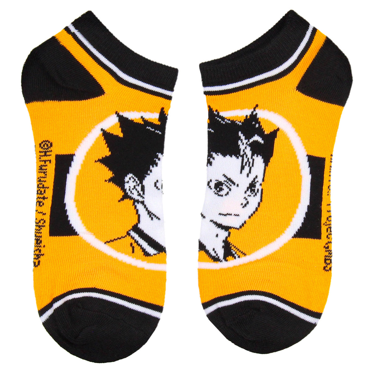 Haikyu!! Volleyball Manga Anime Multi-Character Adult 5 Pk No Show Ankle Socks