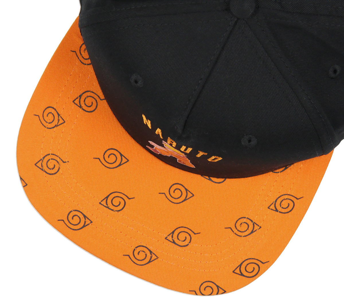 Naruto Shippuden Youth Naruto Uzumaki Leaf Village Logo Adjustable Snapback Hat