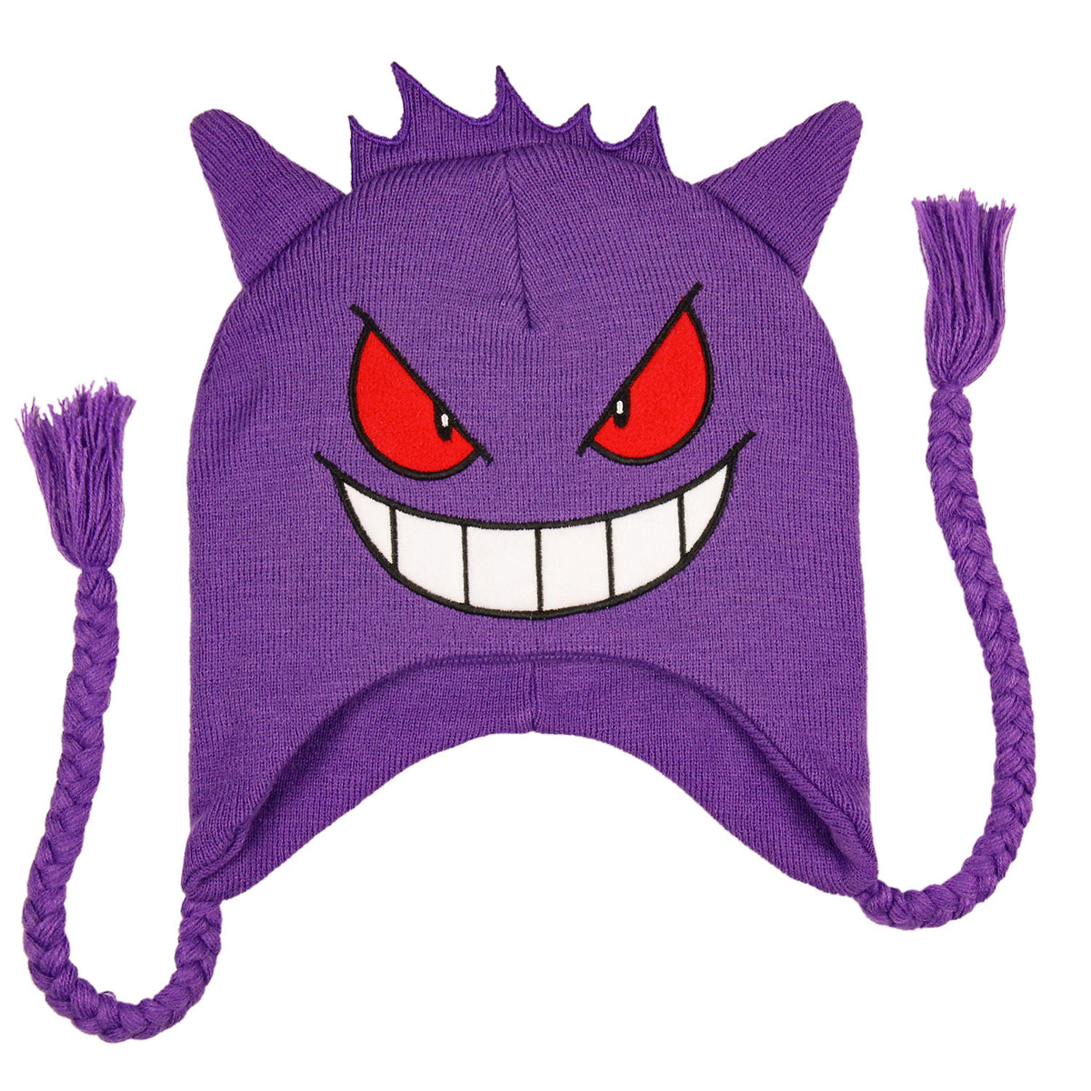 Pokemon Gengar Face 3D Laplander Beanie Skull Cap