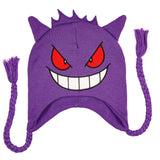 Pokemon Gengar Face 3D Laplander Beanie Skull Cap