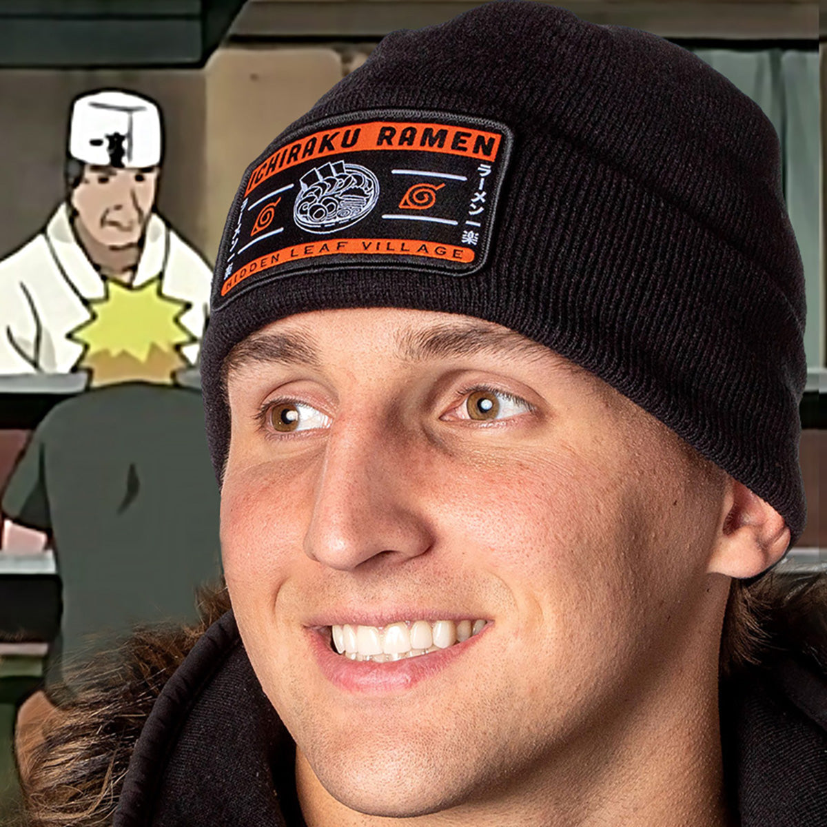 Naruto Shippuden Ichiraku Ramen Hidden Leaf Village Beanie Skull Cap
