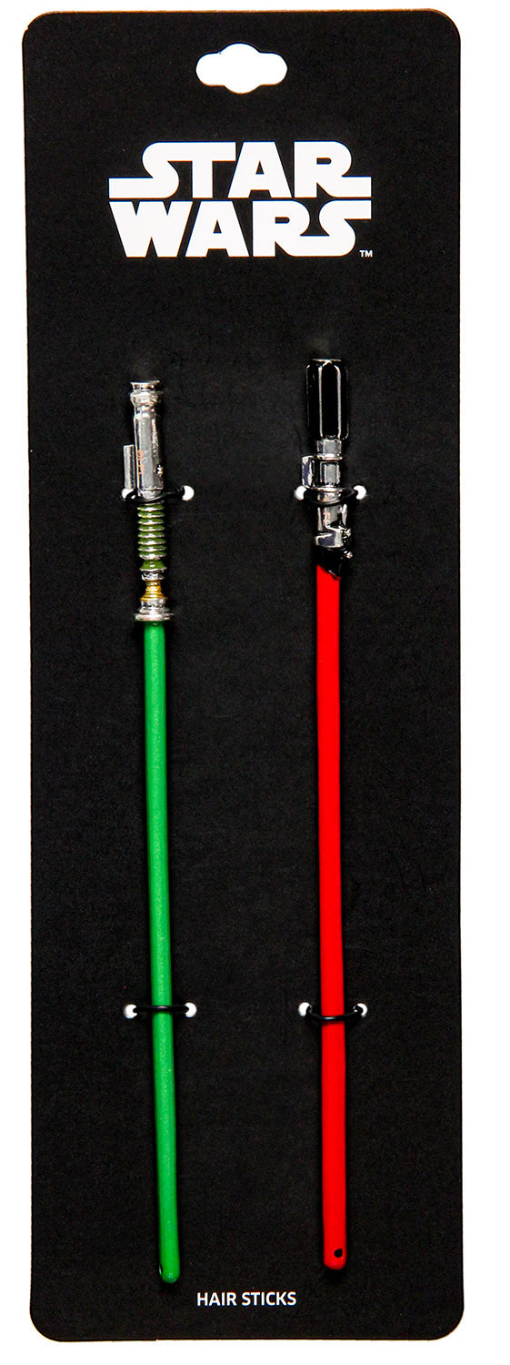 Star Wars Luke Skywalker And Darth Vader Lightsaber Hair Pins Sticks