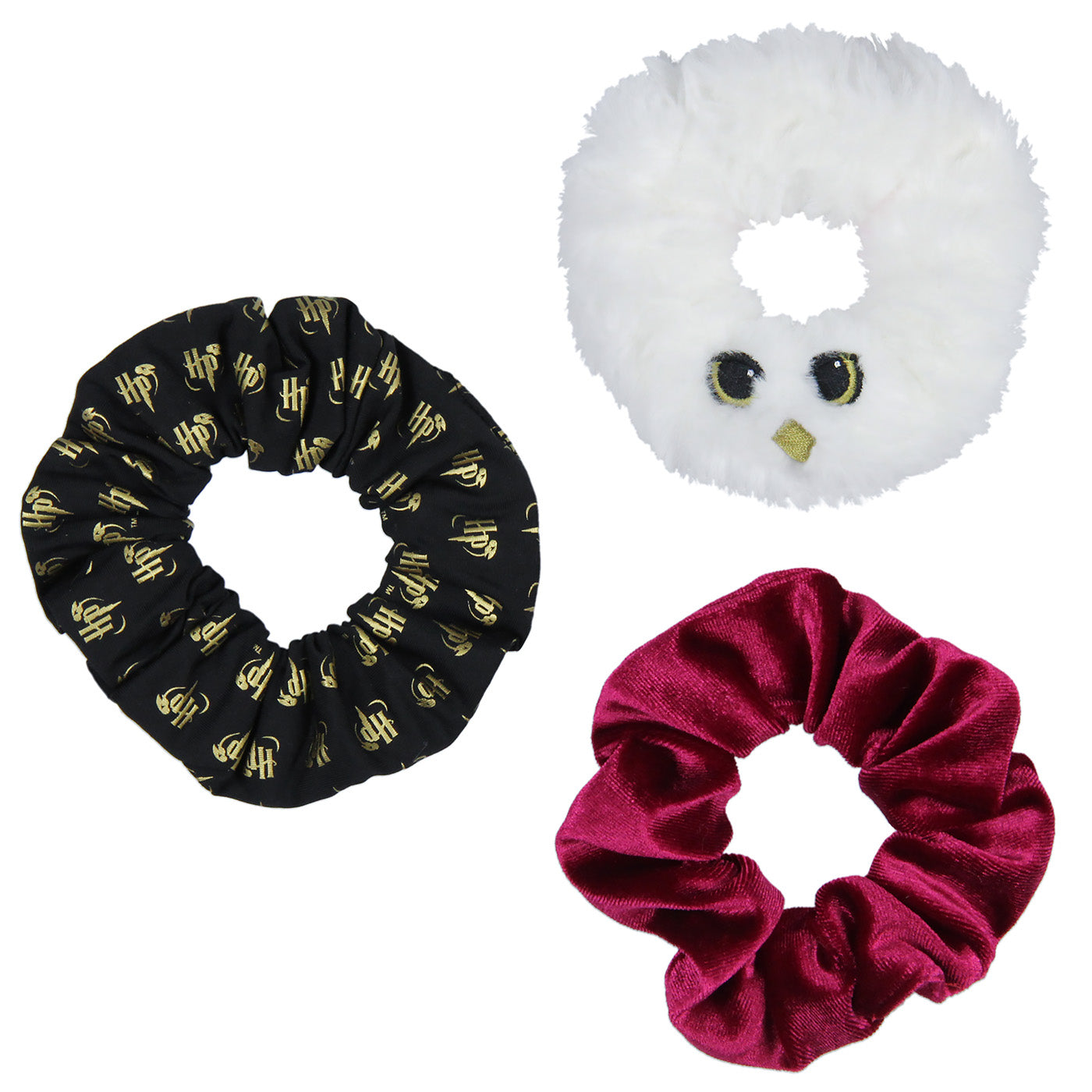 Harry Potter Hedwig Owl Scrunchie Set Hair Ties Hair Accessories