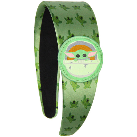 Star Wars The Mandalorian Grogu And Frogs Baby Grogu Headband for Women And Girls'