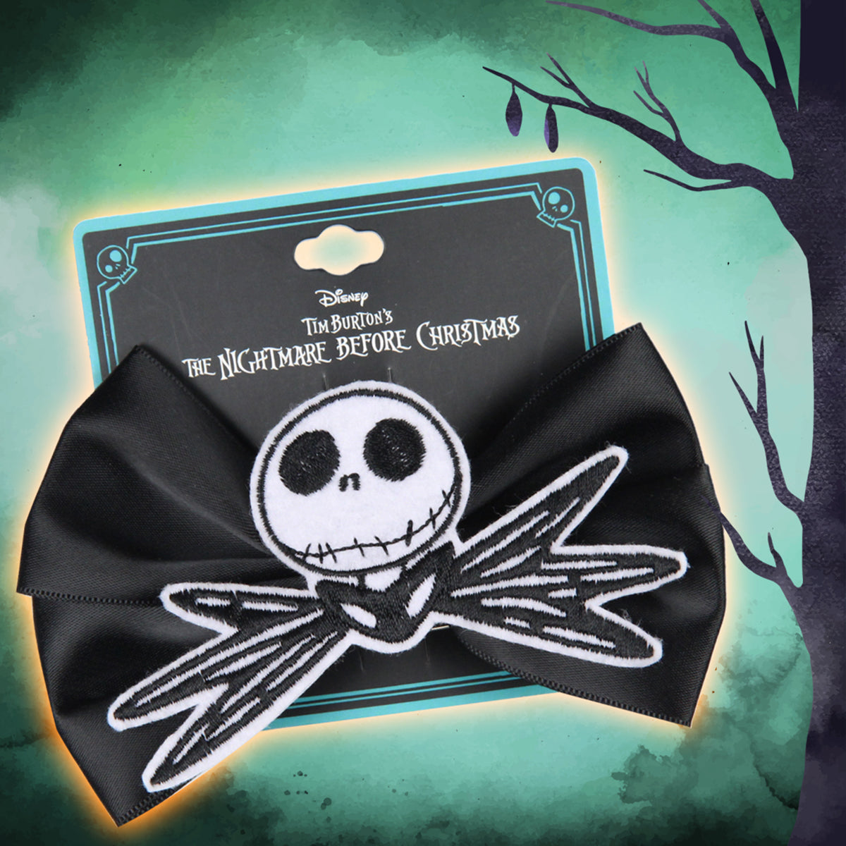 The Nightmare Before Christmas Jack Skellington Hair Bow Hair Clip