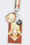 Avatar The Last Airbender ID Badge Holder Lanyard w/ Rubber Pendant And Sticker