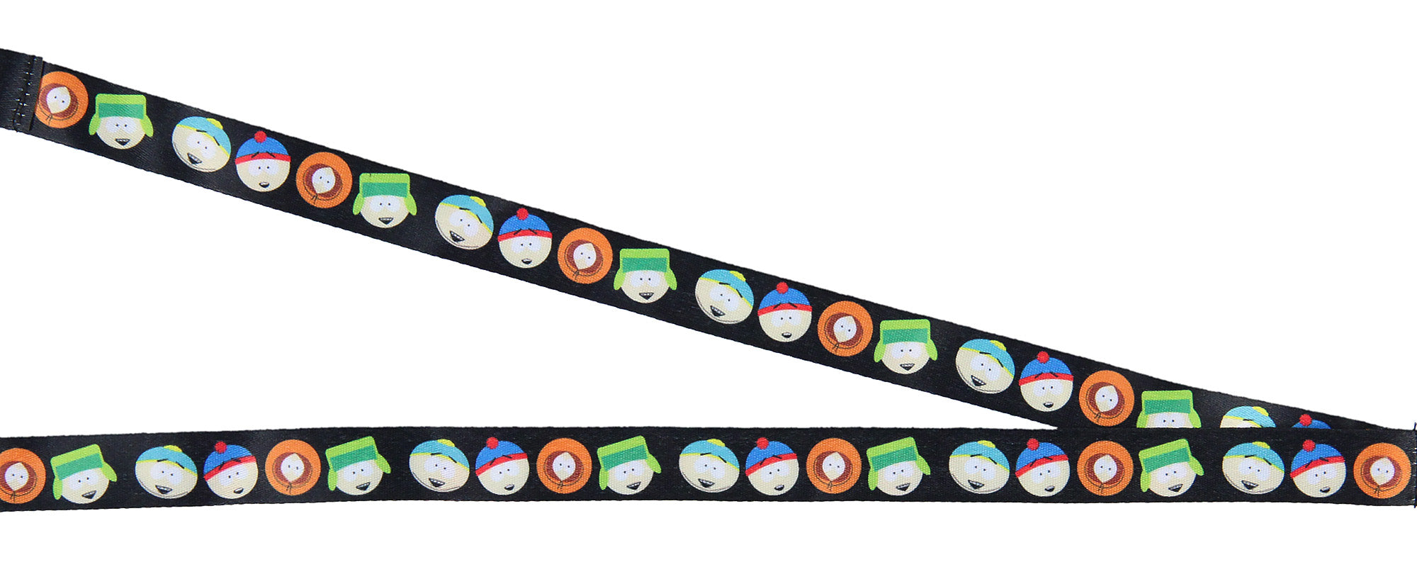 South Park ID Badge Holder Lanyard w/ 2" Kyle Rubber Pendant And Stickers