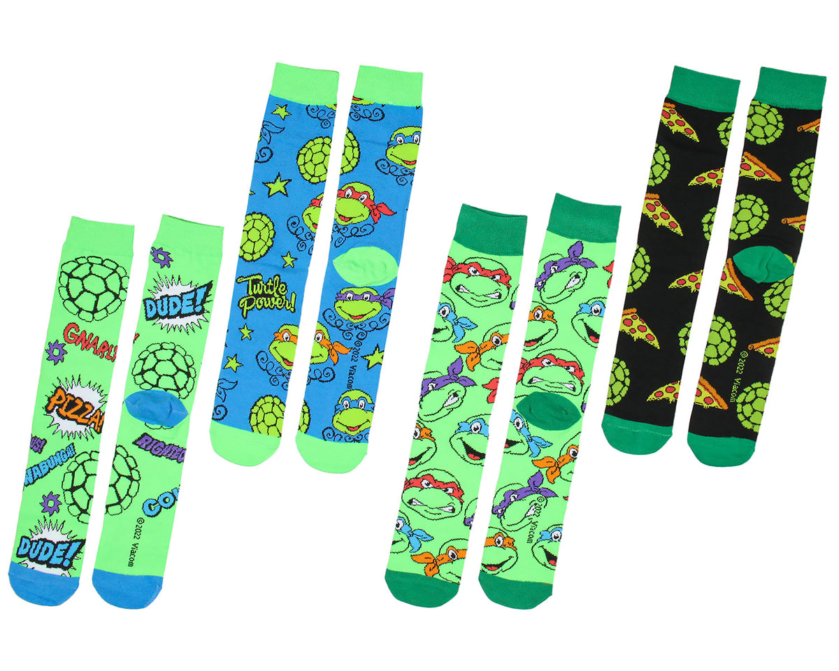 Teenage Mutant Ninja Turtles 12 Days of Socks Ankle and Crew Character Socks