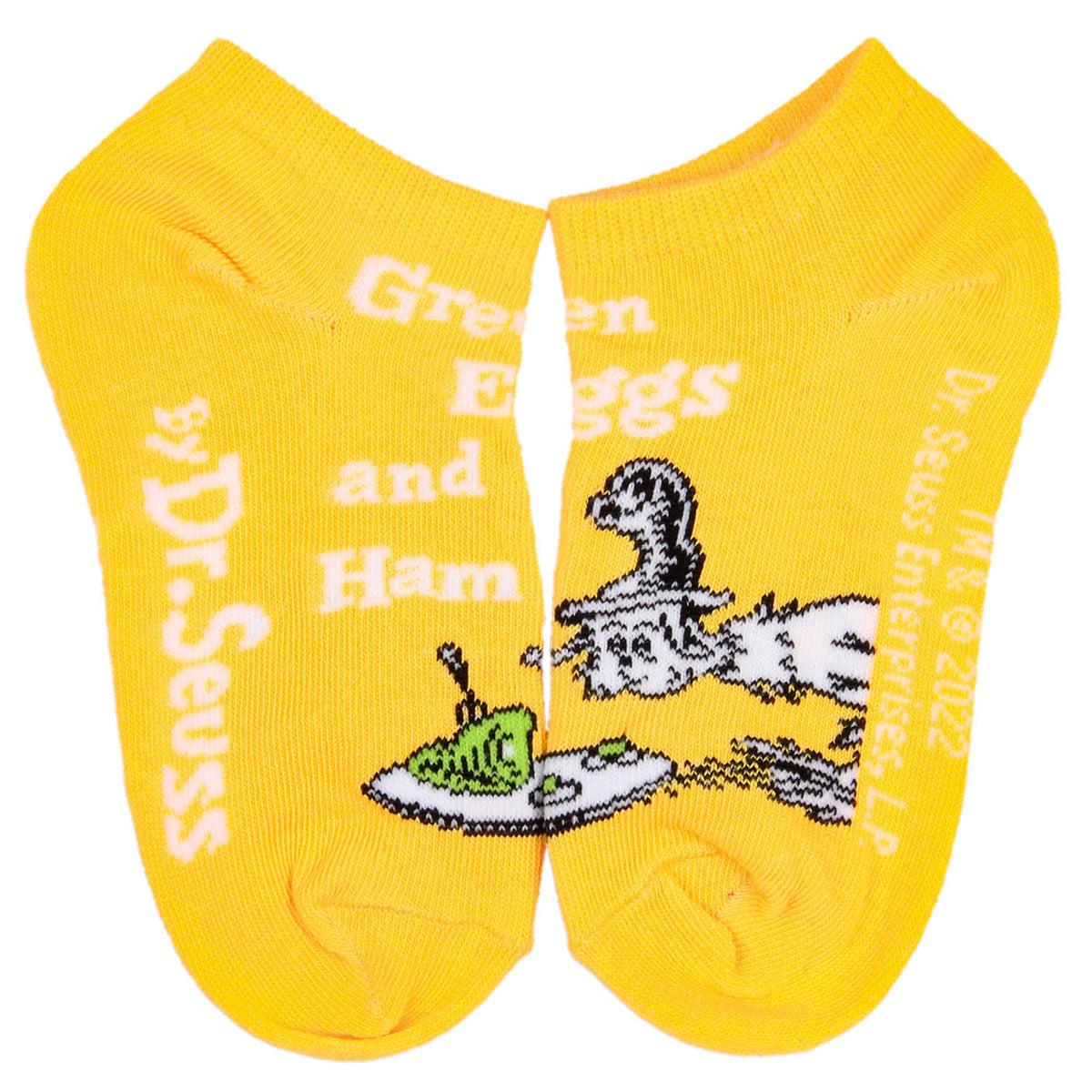 Dr. Seuss Book Titles and Characters Kids Week Of Socks Box Set 7 Pairs