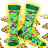 Teenage Mutant Ninja Turtles Classic Retro Cartoon Crew Socks