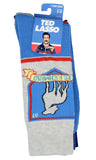 Ted Lasso Original Series AFC Richmond 3 Pairs Multi-Design Mid-Calf Crew Socks