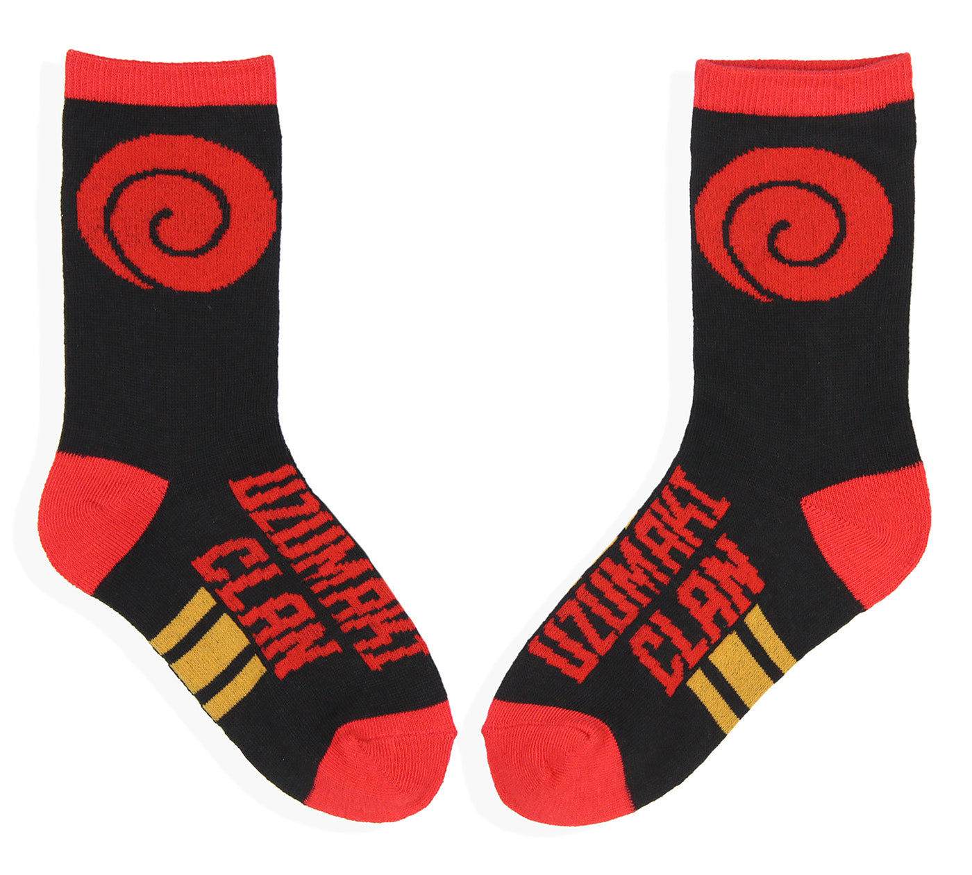 Naruto Shippuden Kids Ramen Take Out Gift Box 3-Pair Youth Crew Socks