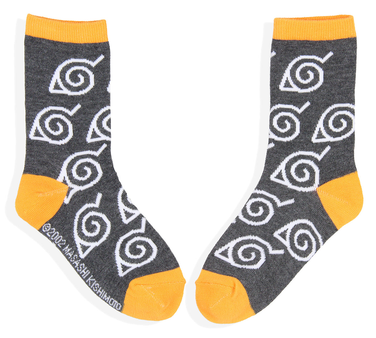 Naruto Shippuden Kids Ramen Take Out Gift Box 3-Pair Youth Crew Socks