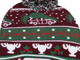National Lampoon's Christmas Vacation Fair Isle Cuffed Pom Beanie Hat