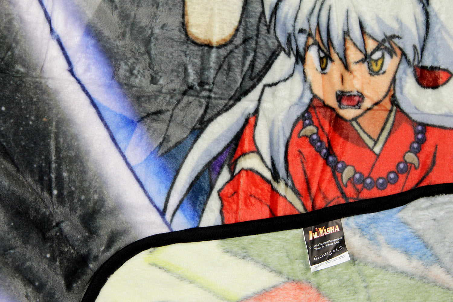 Inuyasha The Final Act Anime InuYasha and Naraku Plush Throw Blanket 45" x 60"