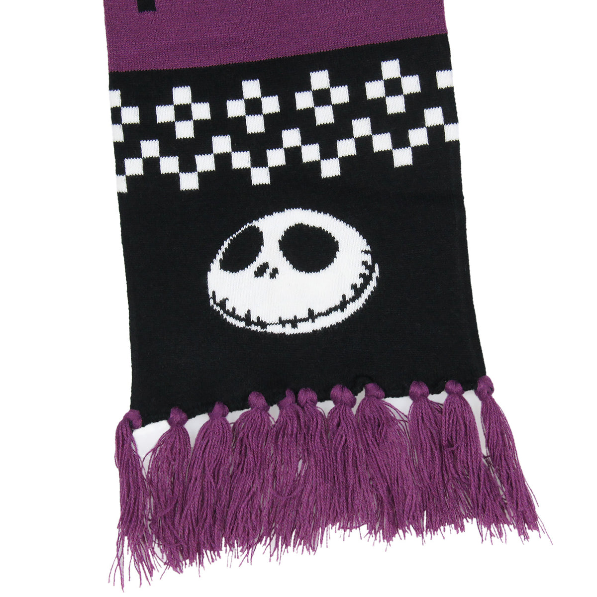 The Nightmare Before Christmas Jack Skellington Knit Scarf