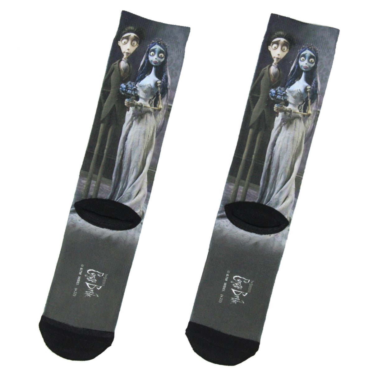 Corpse Bride Land Of The Dead Sublimation Crew Socks For Men Women