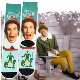 Elf The Movie Buddy Son Of A Nutcracker Sublimation Mid-Calf Crew Socks