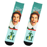 Elf The Movie Buddy Son Of A Nutcracker Sublimation Mid-Calf Crew Socks