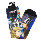 Gundam Socks Mobile Suit Gundam Wing Adult Men's Sublimated Crew Socks