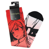 Jujutsu Kaisen Mens Anime Manga Nobara Kugisaki Character Sublimated Crew Socks