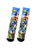 Naruto: Shippuden Men's Manga Anime Naruto Hidden Leaf Village Crew Socks (8-12)