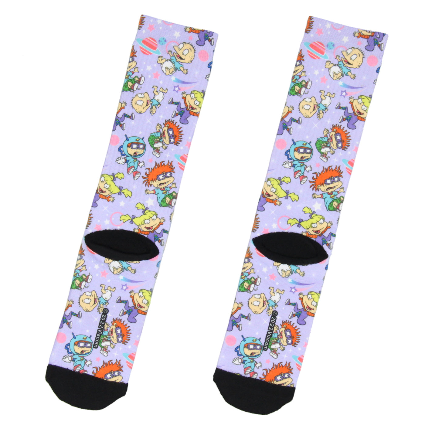 Rugrats Chibi Character Design Sublimation Crew Socks For Men Women