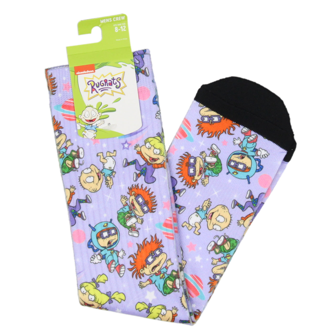 Rugrats Chibi Character Design Sublimation Crew Socks For Men Women