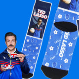 Ted Lasso Original Series Team Lasso Believe Sublimated Mid-Calf Crew Socks