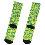 Teenage Mutant Ninja Turtles Character Design Sublimation Crew Socks