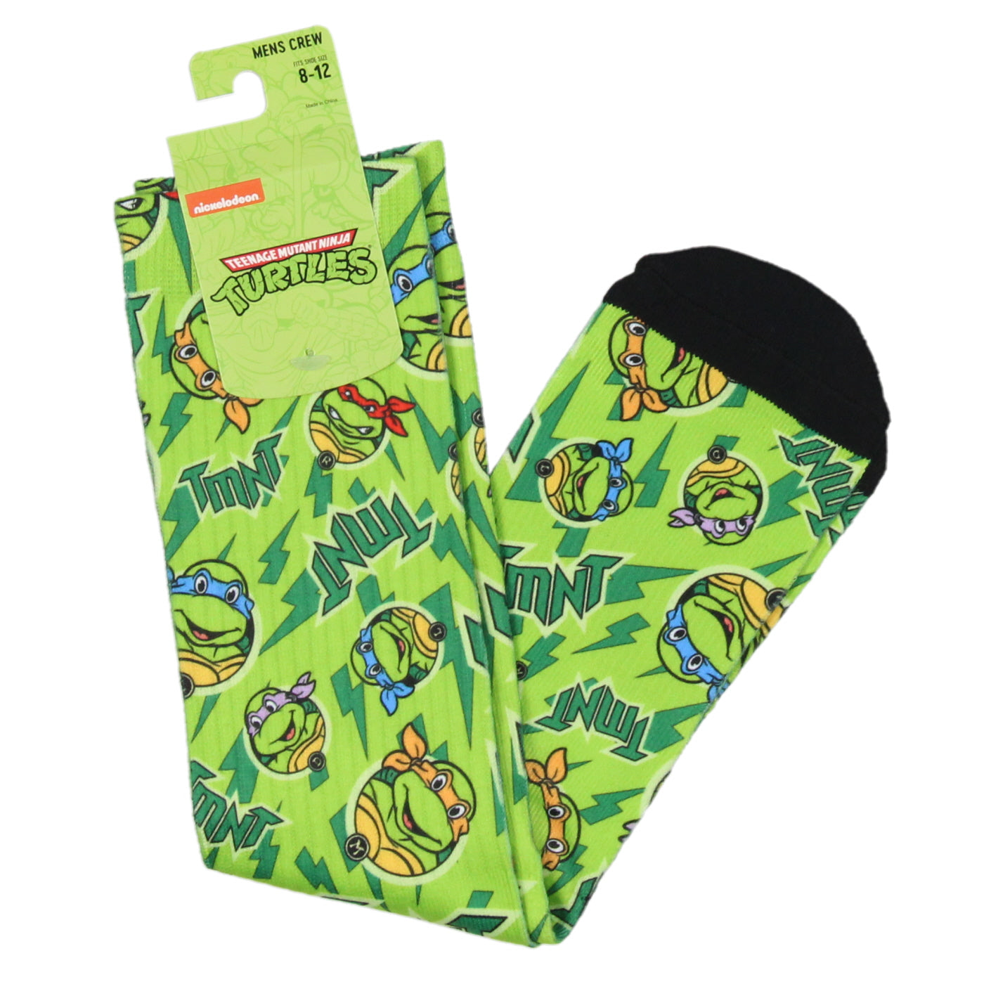 Teenage Mutant Ninja Turtles Character Design Sublimation Crew Socks