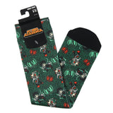 My Hero Academia Plus Ultra Allover Design Men's Sublimated Crew Socks