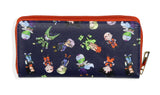 Dragon Ball Z Wallet Goku Cell Piccolo Trunks Chibi Character Zip Closure Wallet