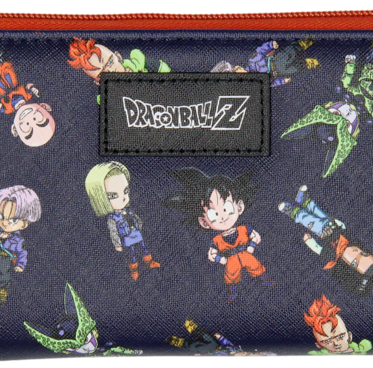 Dragon Ball Z Wallet Goku Cell Piccolo Trunks Chibi Character Zip Closure Wallet