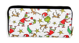 How The Grinch Stole Christmas Faux Saffiano Leather Zip Closure Wallet