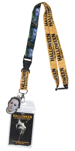 Halloween The Curse of Michael Myers Lanyard Clear ID Badge Holder