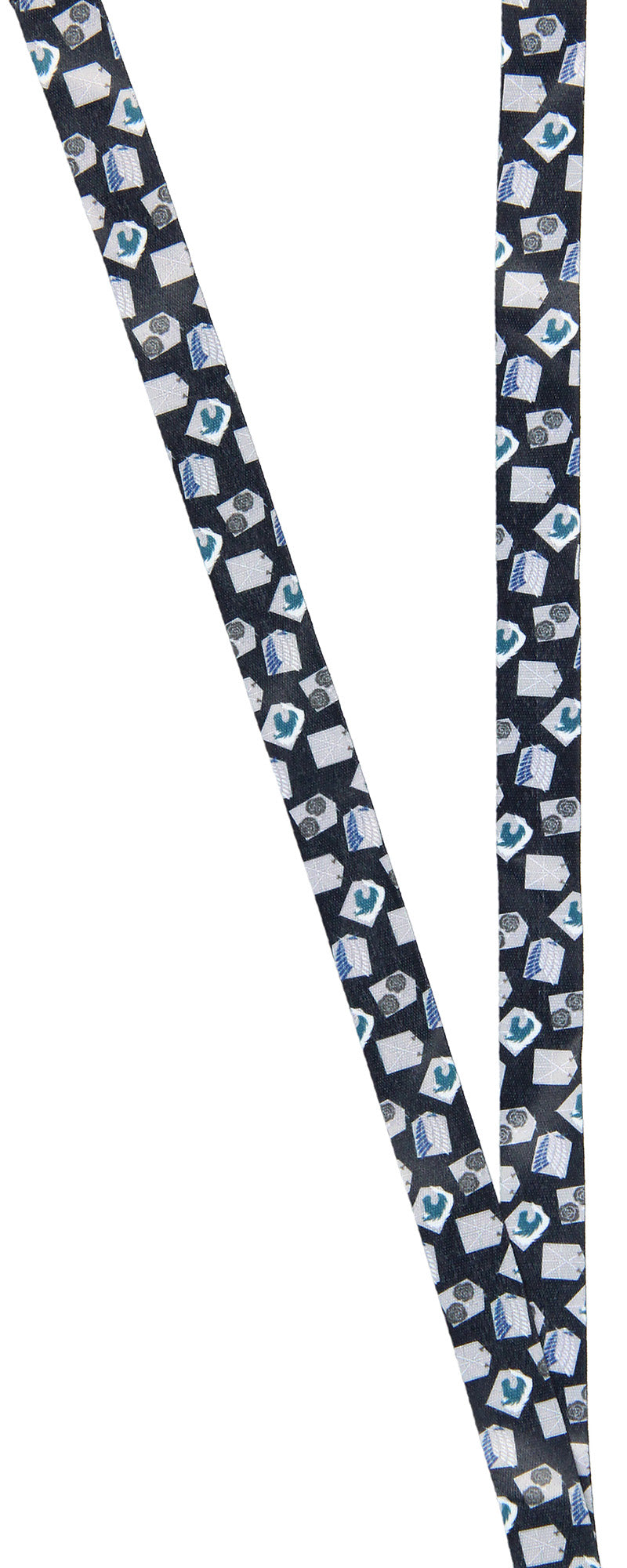 Attack on Titan Reversible ID Lanyard Badge Holder With Metal Logo Charm