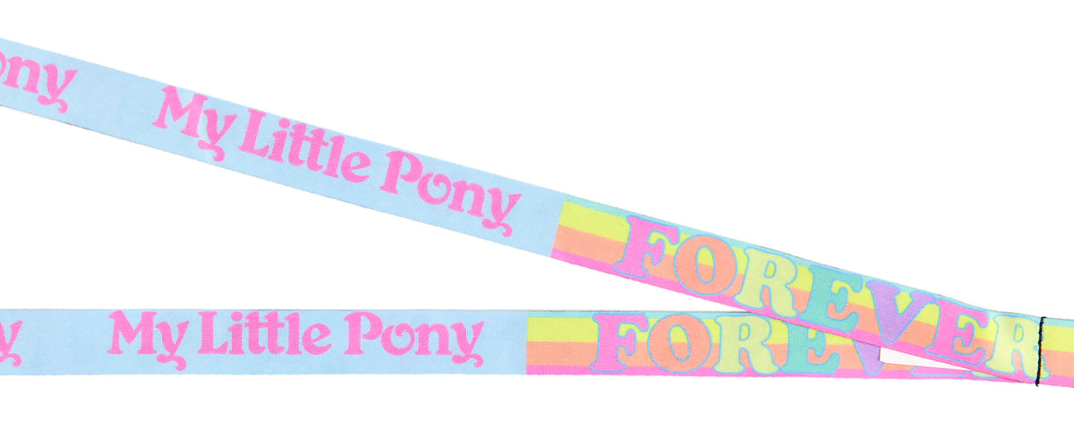 My Little Pony Retro Reversible ID Lanyard Badge Holder With Pony Charm