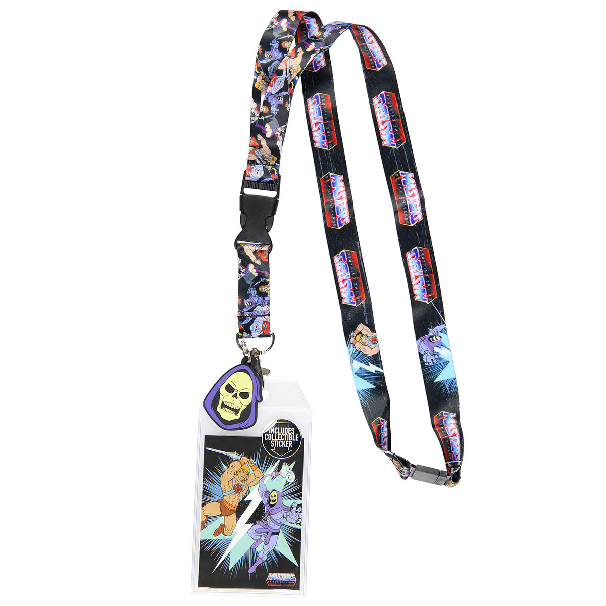 He-Man Masters of The Universe ID Lanyard Badge Holder With Skeletor Charm