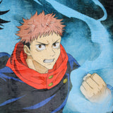 Jujutsu Kaisen Anime Yuji Itadori And Megumi Fushiguro Soft Plush Throw Blanket