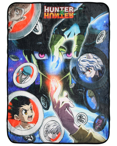 Hunter X Hunter Anime Meruem With Gungi Pieces Soft Plush Fleece Throw Blanket