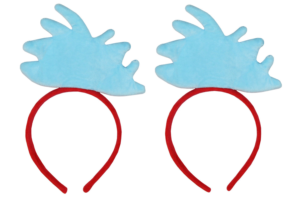 Dr. Seuss Cat In The Hat Thing 1 And Thing 2 3D Design Headbands 2 Pack