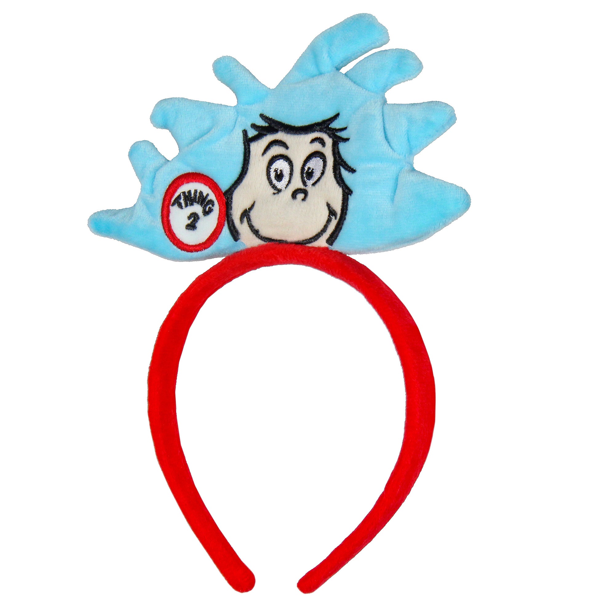 Dr. Seuss Cat In The Hat Thing 1 And Thing 2 3D Design Headbands 2 Pack