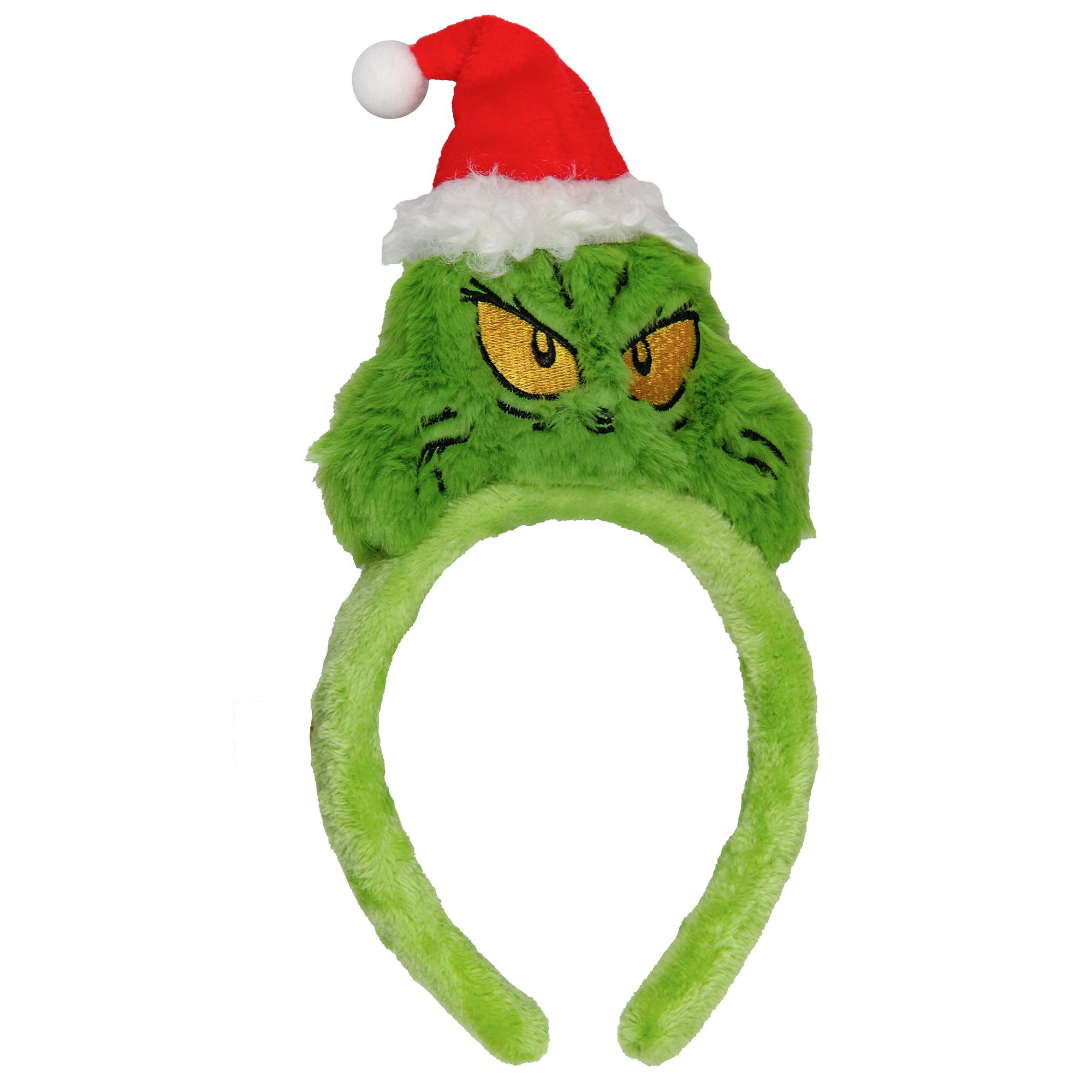 Dr. Seuss GRINCH Stole Christmas Santa Grinch and Santa Max Headband 2 Pack