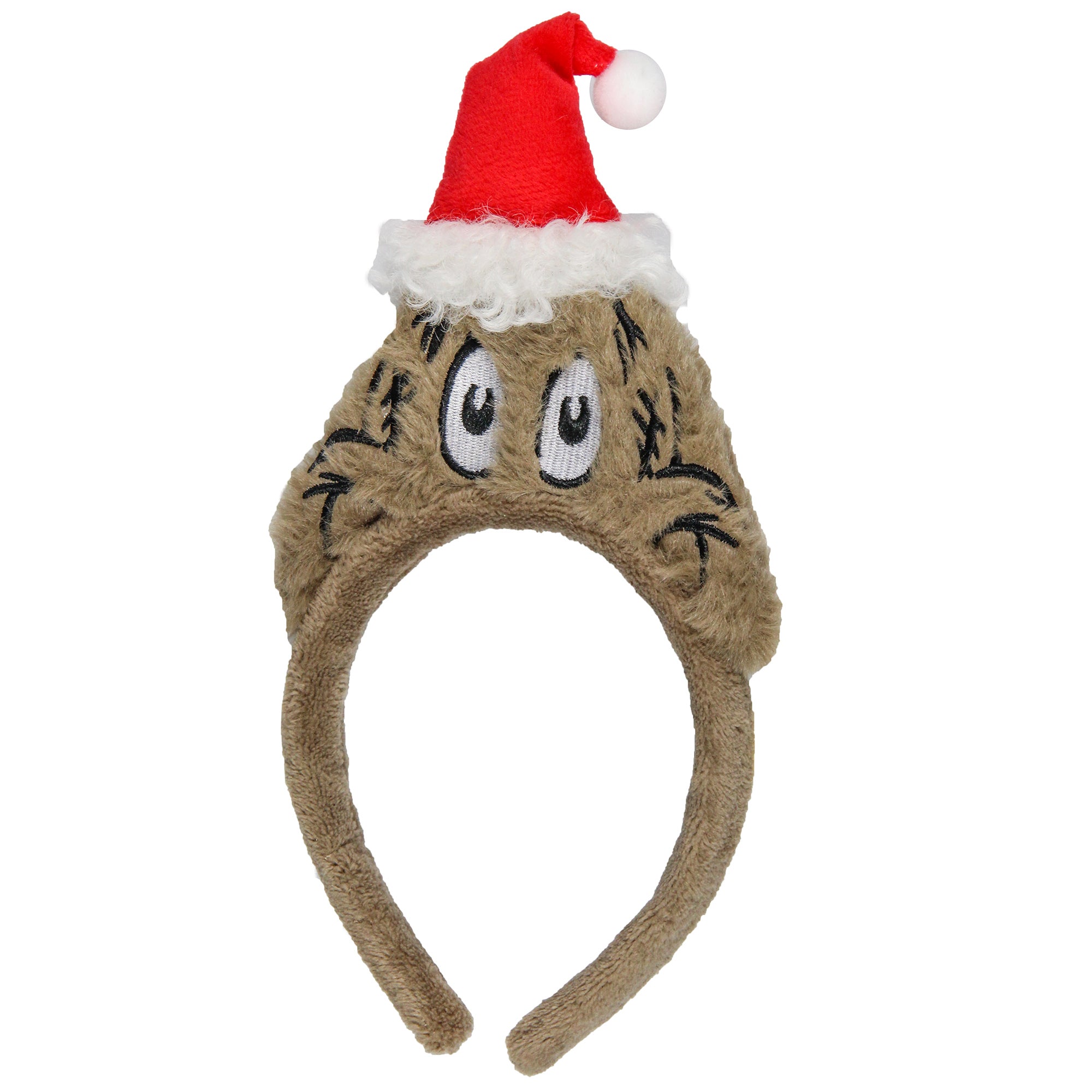 Dr. Seuss GRINCH Stole Christmas Santa Grinch and Santa Max Headband 2 Pack