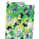 Hunter X Hunter Anime Mens' Chibi Characters Sublimated Adult Crew Socks 1 Pair